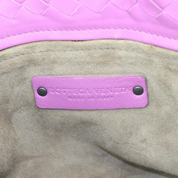 Bottega Veneta Small Garda Bag Leather Purple - Picture 8 of 16